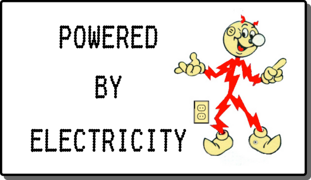 Powered By Electricity