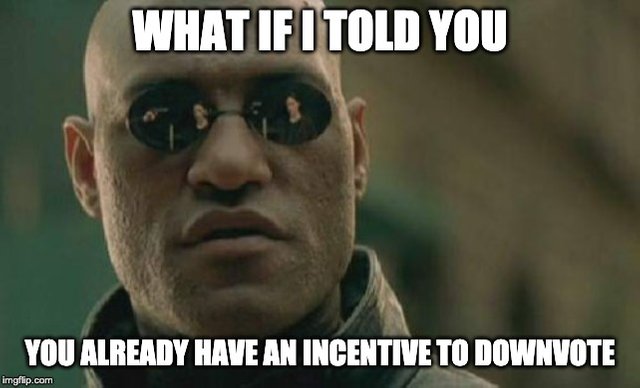 what if i told you you already have an incentive to downvote.jpg