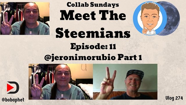 274 Collab Sundays - Meet The Steemians - Episode 11 - @jeronimorubio Part 1 Thm.jpg