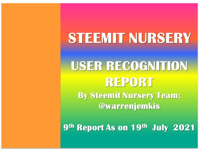 Steemit Nursery Weekly Report9J.jpg