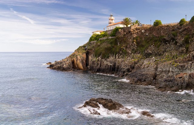 5. Spain, Cudillero. Lighthouse and the sea.jpg