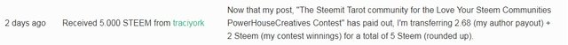 screenshot of my transfer to Steemit Tarot Wallet.jpg