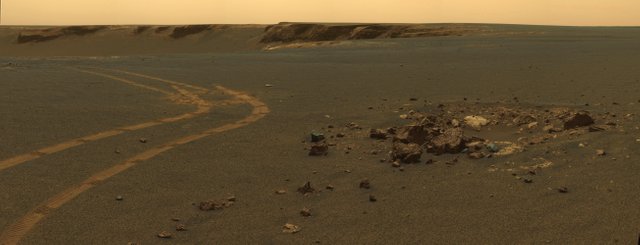 mars rover tracks