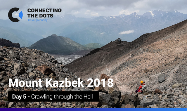 Expedition to Mount Kazbek: Day 5 – Crawling through the Hell