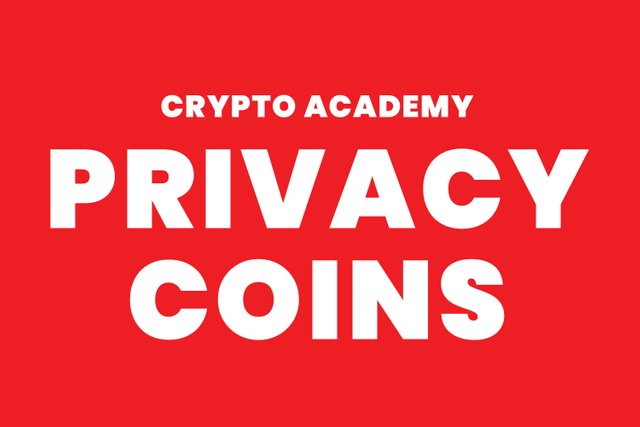 steemit crypto academy - Privacy Coins.jpg