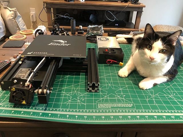 Ollie G and I are building the Ender 3 today #3dprinting (1).jpg