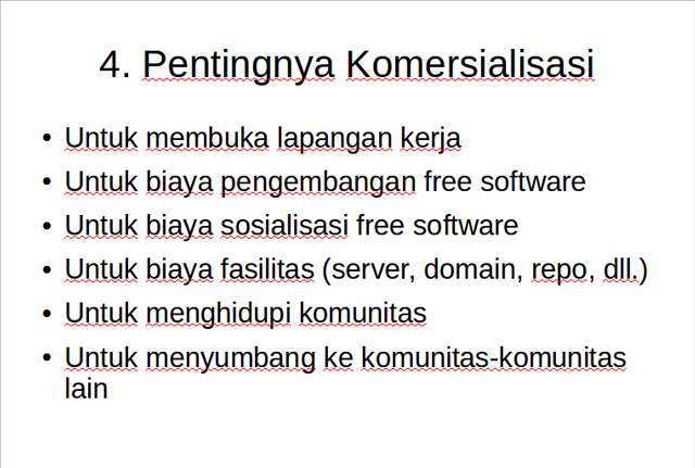 Komersialisasi Free Software itu SAH4