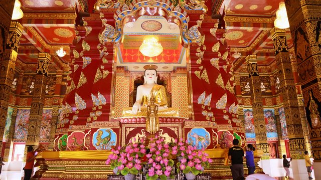 White Jade Buddha Image