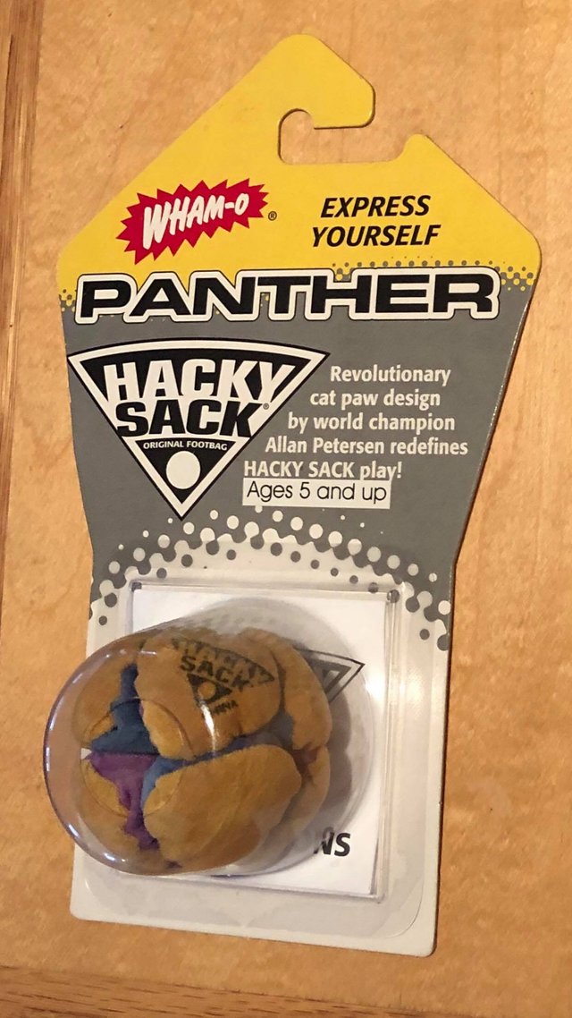 PANTHER - Cat Paw Design Details about   Wham-O Hacky Sack Footbag - Rare