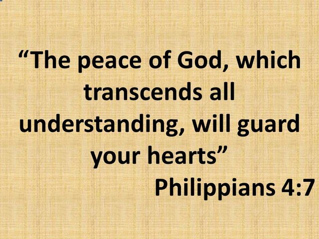 Worship studies. The peace of God, which transcends all understanding, will guard your hearts. Philippians 4,7.jpg