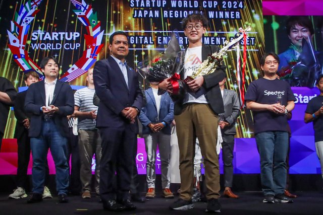 Digital Entertainment Asset Wins Tokyo Championship of ‘Startup World Cup 2024’, One of the World's Largest Startup Pitch Contests.jpg