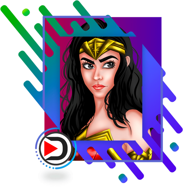 Timelapse Video] Animated Wonder Woman / Mujer Maravilla animada — Steemit