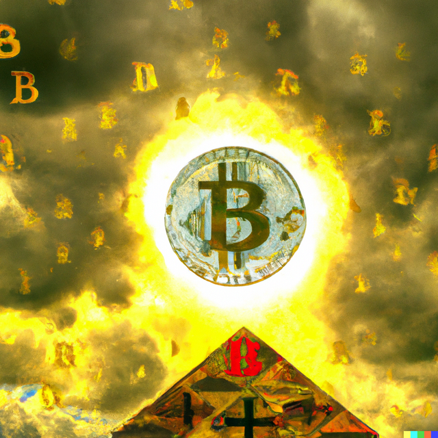 DALL·E 2022-12-27 11.05.37 - bitcoin in heaven above illuminati, central banks and hell.png