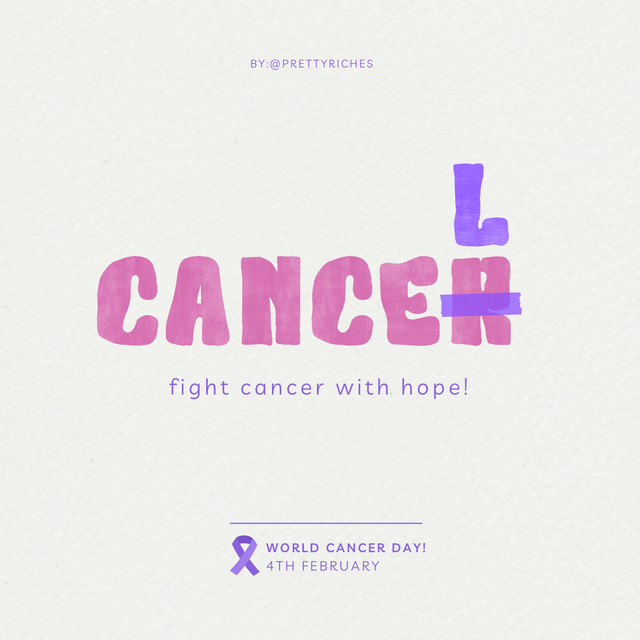 Pink and Purple Minimalist Paper Texture Cancer Day Instagram Post.png