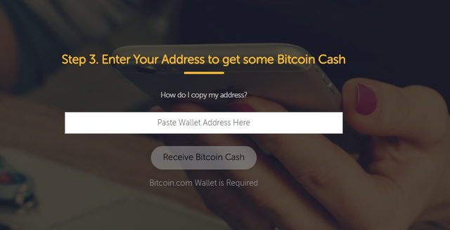 Free 0 0001 Bitcoin Cash In 3 Easy Steps Steemit - 