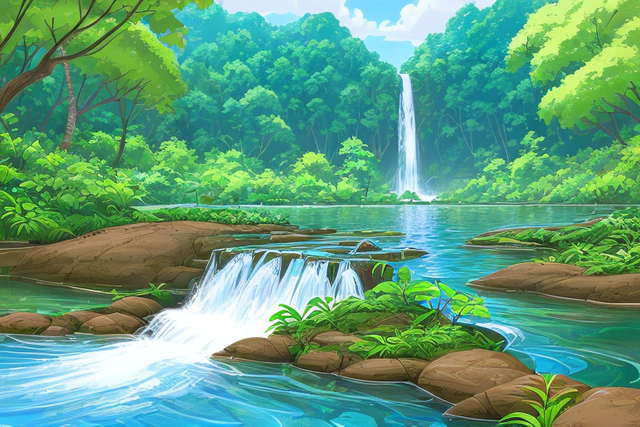 lushill-style-swimming-hole-waterfall-rainforest-flowers-vines-clear-water-698158326.png