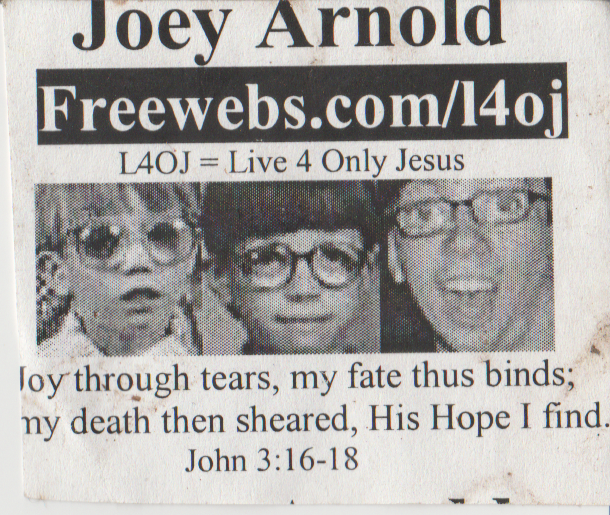 2005 maybe Joey Arnold Business Card Freewebs L4OJ.png