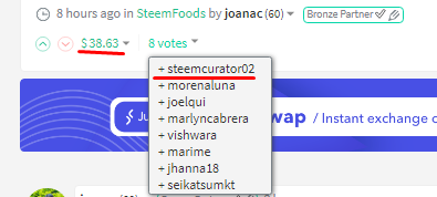steemcurator02 vote the food diarygame.png