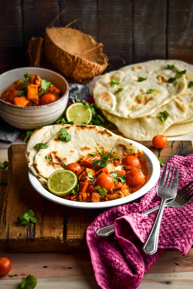Indian Red Coconut Curry with Homemade Pitas (vegan)-3.jpg