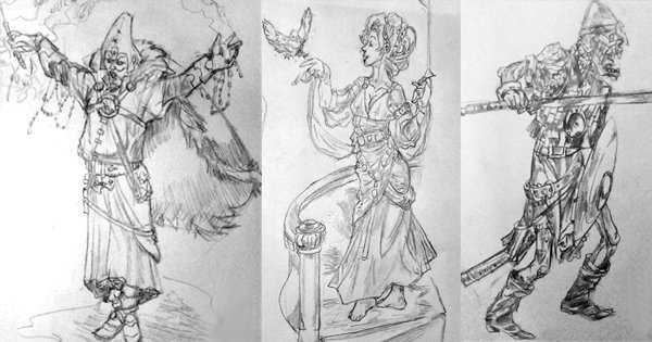 tips for drawing fantasy characters