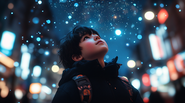 dgfghfh_A_boy_looks_up_at_the_starry_sky_on_the_city_street_loo_4c8bc66d-d4a8-4f3c-acc4-fed4e5e6cca1.png