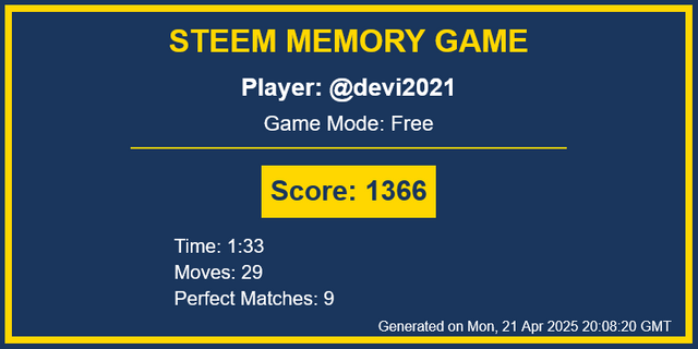 Game Result