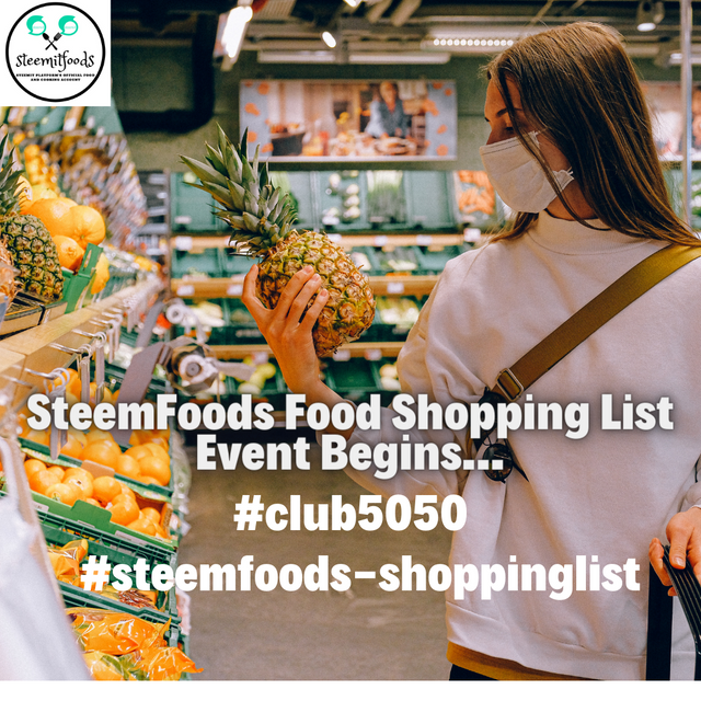 SteemFoods Food Shopping List Event Begins....png