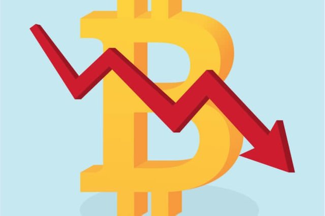 Bitcoin Currency Symbol with Red Arrow Down.jpg