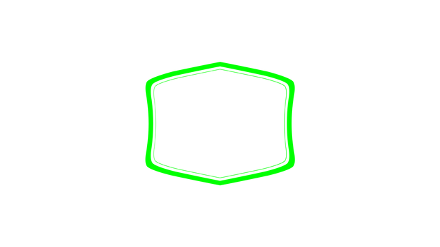 Transparent green empty badge.png