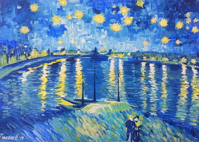 Starry night over 2024 the rhone