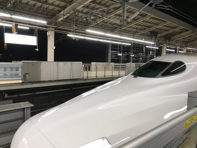 Shinkansen from Kyoto to Hakodate