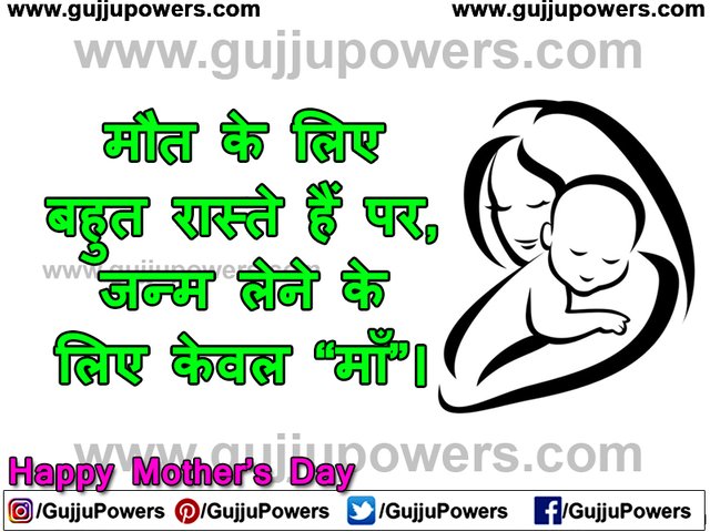 Mother’s Day Status in Hindi Language for Whatsapp & Facebook Images - Gujju Powers 04.jpg