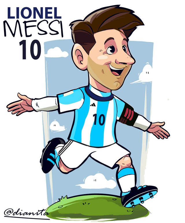 Tutorial Caricatura Lionel Messi Paso a paso- Mundial Rusia 2018 — Steemit