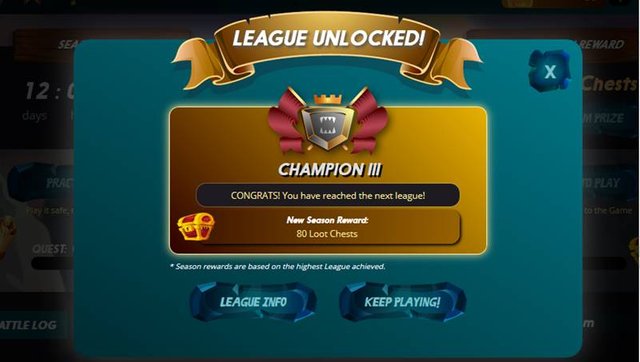 Champion III League Reached Day 198.jpg