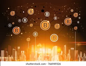 bitcoins-crypto-currency-over-modern-260nw-766949326.webp