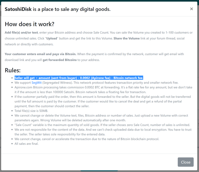 Satoshidisk Review Online Marketplace With Bitcoin Forwarding - 