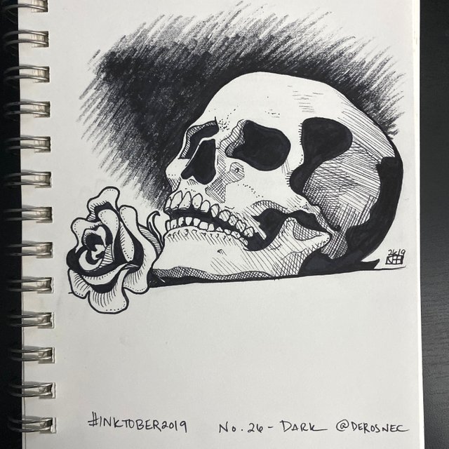 Inktober 2019! No. 26. Dark