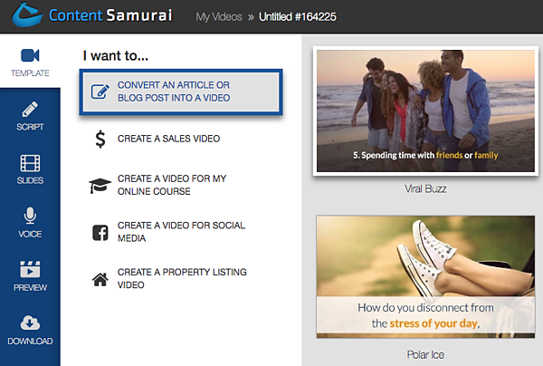 Content Samurai start screen.png
