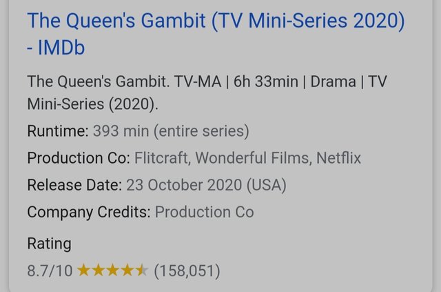 The Queen's Gambit (TV Mini Series 2020) - IMDb