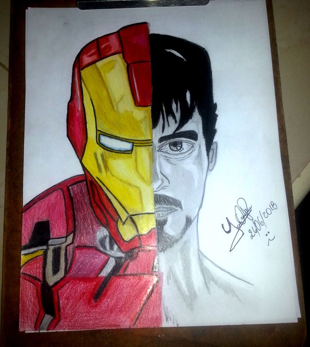 Iron Man-Original Art — Steemit