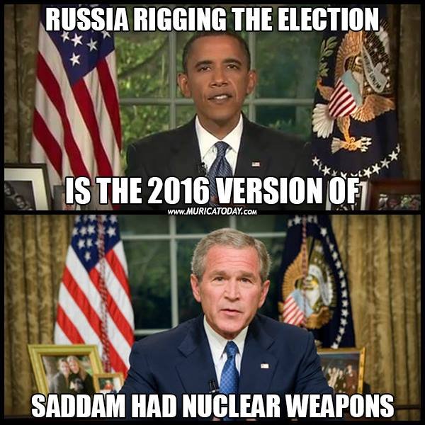 Russia rigging election is 2016 version of bush and Saddam WMDs nuclear weapons Iraq 2002.jpg