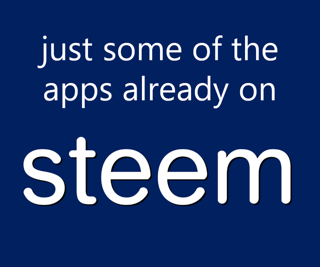 Just some of the apps on Steem.png