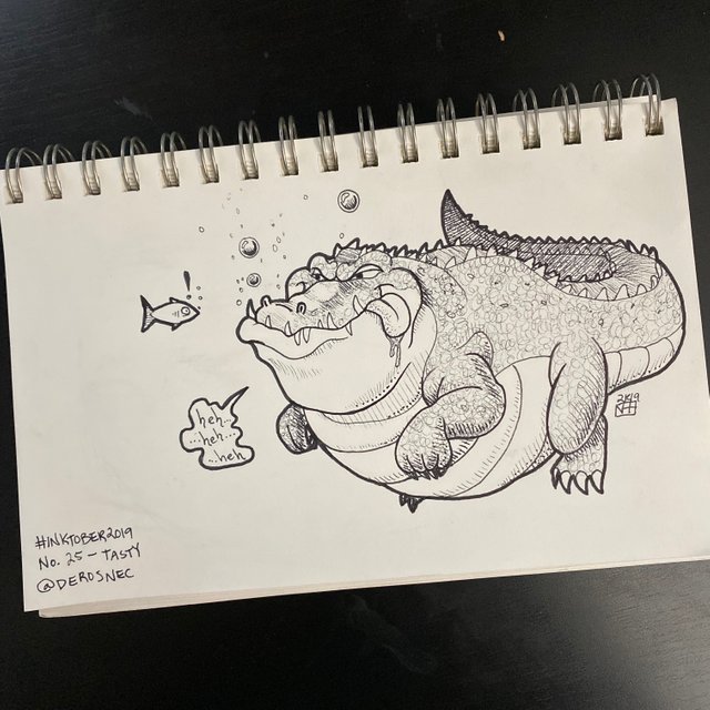 Inktober 2019! No. 25 - Tasty