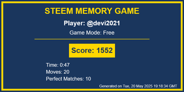 Game Result