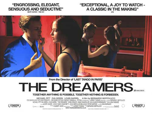 The Dreamers - Lobby card with Michael Pitt & Eva Green