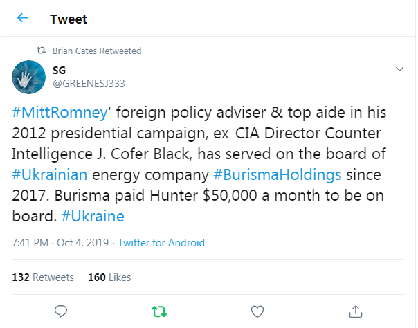 8news Mitt Romney's Foreign Policy Advisor ex CIA Dir Counter Intelligence J Cofer Black on board of Ukrainian energy co.png