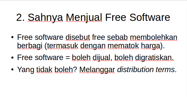 Komersialisasi Free Software itu SAH3