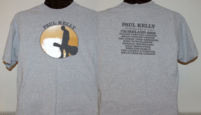 A Shirt on Sunday: Paul Kelly – 9/6/2002 – Mean Fiddler