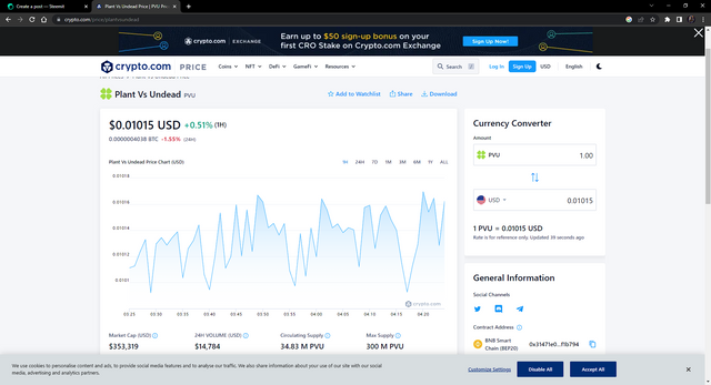 Plant Vs Undead Price _ PVU Price, USD converter, Charts _ Crypto.com - Google Chrome 3_17_2023 4_24_32 AM.png