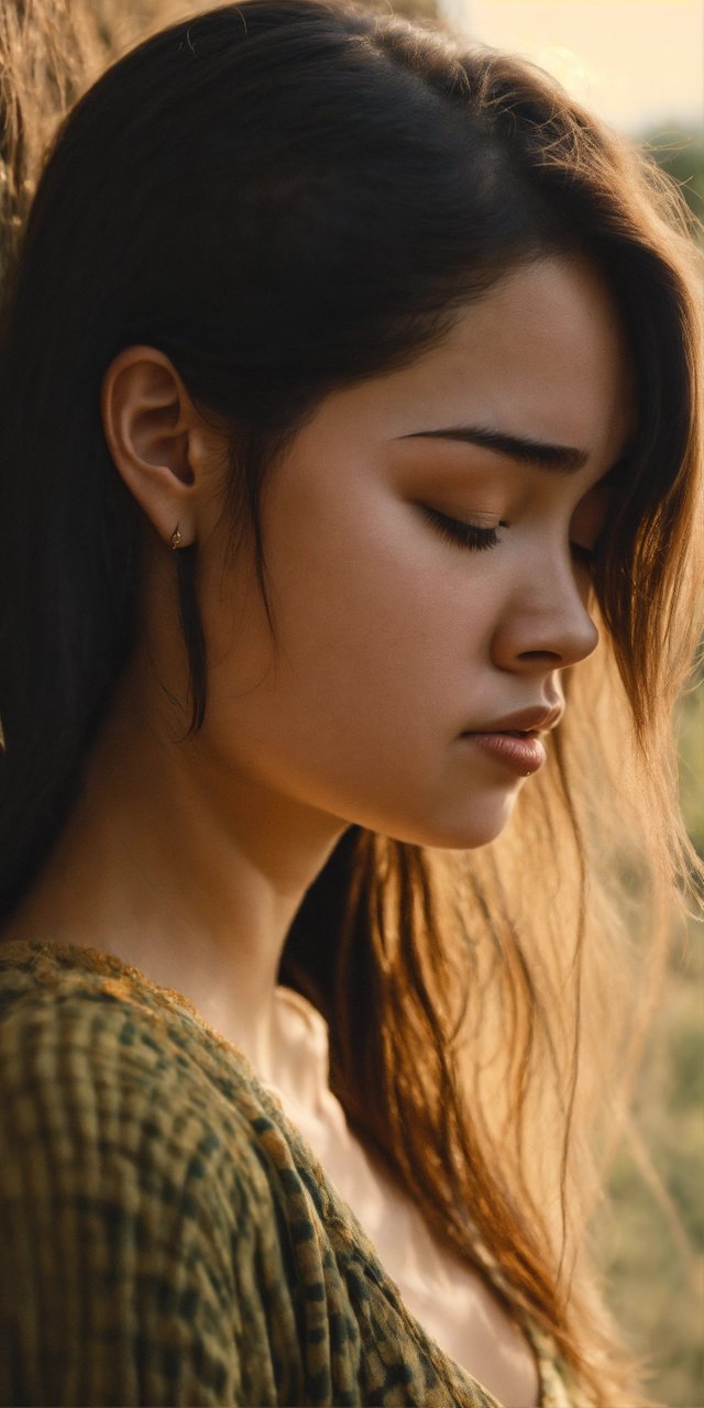 a young woman with her head down with a sad expres.jpg